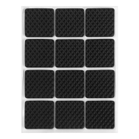 Набор накладок мебельных, полимерныхх, 28 шт., 2,5х2,5; d=2,5; 3,8х3,8, цвет черный Набор накладок мебельных, полимерныхх, 28 шт., 2,5х2,5; d=2,5; 3,8х3,8, цвет черный