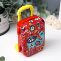 Шкатулка металл чемодан "Котик на полянке" 10х7х5 см Шкатулка металл чемодан "Котик на полянке" 10х7х5 см