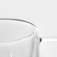 Кружка стеклянная с двойными стенками Magistro «Дуо. Coffee», 200 мл Кружка стеклянная с двойными стенками Magistro «Дуо. Coffee», 200 мл