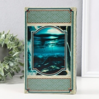 Сейф-книга дерево кожзам "Рыбалка" 3D тиснение 21х13х5 см Сейф-книга дерево кожзам "Рыбалка" 3D тиснение 21х13х5 см