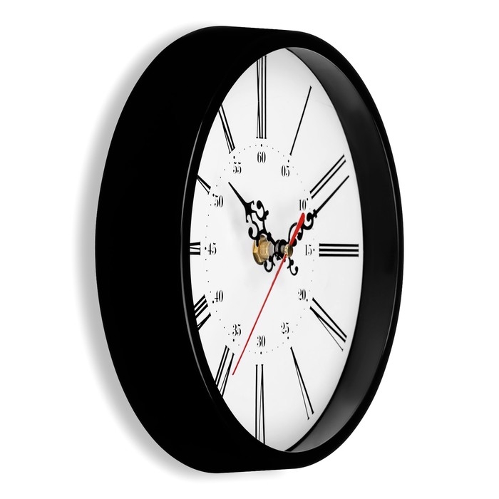 Часы настенные, d-20 см, интерьерные, Классика, Часы настенные, d-20 см, интерьерные, Классика, "Римские цифры", бесшумные