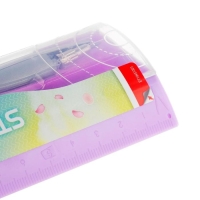 Циркуль из цинкового сплава, Maped Study Collector, с эргономичной головкой, с грифелем, в пластиковом футляре, в комплекте пенал с дополнительным грифелем, микс Циркуль из цинкового сплава, Maped Study Collector, с эргономичной головкой, с грифелем, в пластиковом футляре, в комплекте пенал с дополнительным грифелем, микс