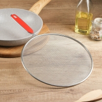 Экран от брызг Доляна, d=24,5 см, с ручкой