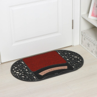 Коврик придверный узорный Доляна Welcome, 45&times;75 см, цвет МИКС