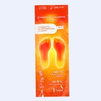 Стельки для обуви, самонагревающиеся, р-р RU до 38 (р-р Пр-ля до 43), 25 см, пара, цвет бежевый Стельки для обуви, самонагревающиеся, р-р RU до 38 (р-р Пр-ля до 43), 25 см, пара, цвет бежевый