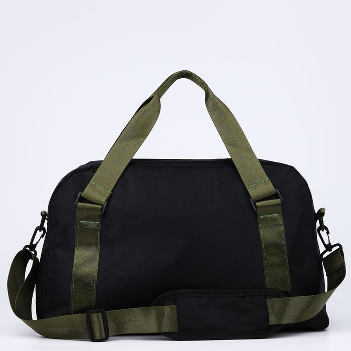 Сумка спорт Push your limit 40х25х18 см, отд на молн, дл ремень, чёрный цвет Сумка спорт Push your limit 40х25х18 см, отд на молн, дл ремень, чёрный цвет