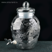 Диспенсер для напитков &laquo;Дракон&raquo;, 5 л, 24&times;21&times;34 см