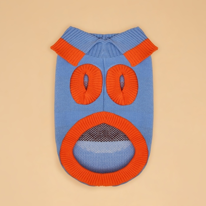 Свитер "Зайка", M (ДС 26, ОШ 26, ОГ 28-46 см)