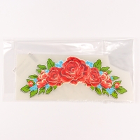 Термотрансфер &laquo;Розы&raquo;, центральные, уменьшенные, 22 х 8,7 см, набор 10 шт.