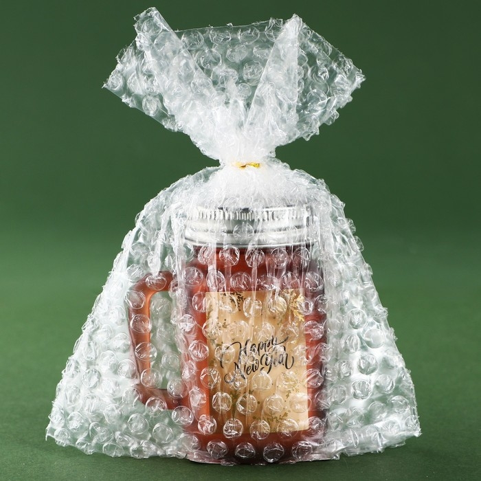 Новогодняя свеча в банке &laquo;Новый год: Happy New Year&raquo;, аромат апельсин