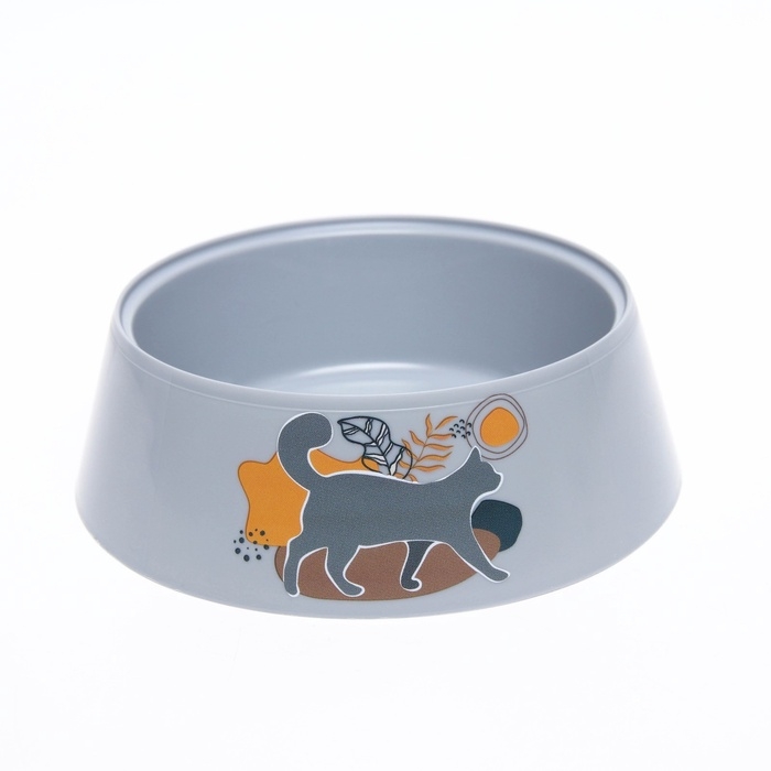 Миска Миска "Cats" 0,3л серый