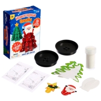Набор для опытов 2 в 1 &laquo;Новогодние опыты&raquo;, выращивание кристаллов, 2 шт.