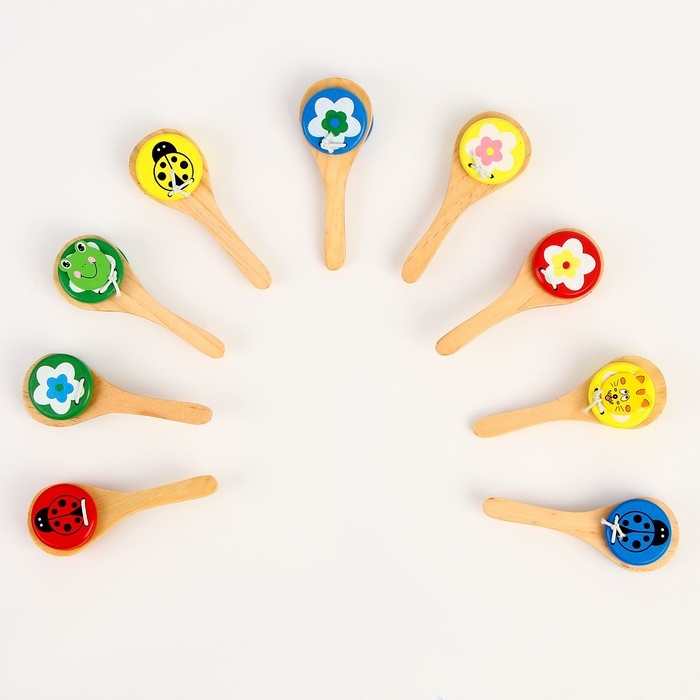 Игрушка музыкальная «Колотушка малая», цвета МИКС Игрушка музыкальная «Колотушка малая», цвета МИКС