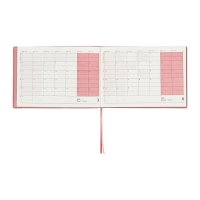 Еженедельник датированный 2025 года, 181х127 мм, 64 листа ESCALADA, мягкая обложка из искусственной кожи, блинтовое тиснение, кремовый блок 70 г/м², розовый Еженедельник датированный 2025 года, 181х127 мм, 64 листа ESCALADA, мягкая обложка из искусственной кожи, блинтовое тиснение, кремовый блок 70 г/м², розовый