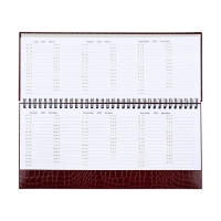 Планинг датированный 2025 года, Attomex. Arkona, 64 листа, твердая обложка бумвинил с поролоном, блок 70 г/м2, коричневый, 294 х 142мм Планинг датированный 2025 года, Attomex. Arkona, 64 листа, твердая обложка бумвинил с поролоном, блок 70 г/м2, коричневый, 294 х 142мм