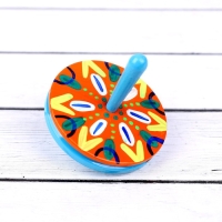 Волчок двойной большой "Расписной", МИКС Волчок двойной большой "Расписной", МИКС