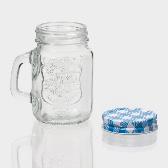 Банка стеклянная для хранения сыпучих продуктов &laquo;Баночка&raquo;, 100 мл, с металлической крышкой, цвет МИКС