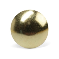 Лента декоративных гвоздей ТУНДРА, длина 1 м, 11х16 мм, золото, 10 шт