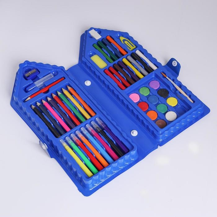 Набор для рисования &laquo;Динозавры в космосе&raquo; в форме карандаша, 51 предмет