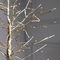 Светодиодное дерево &laquo;Золотистое&raquo; 1.8 м, 180 LED, постоянное свечение, 220 В, свечение тёплое белое