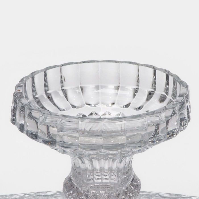 Ваза стеклянная на ножке MEY-JI