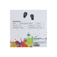 Наушники беспроводные Y6, TWS, вакуумные, BT 5.3, 30/200 мАч, Type-C, подвес, белые Наушники беспроводные Y6, TWS, вакуумные, BT 5.3, 30/200 мАч, Type-C, подвес, белые