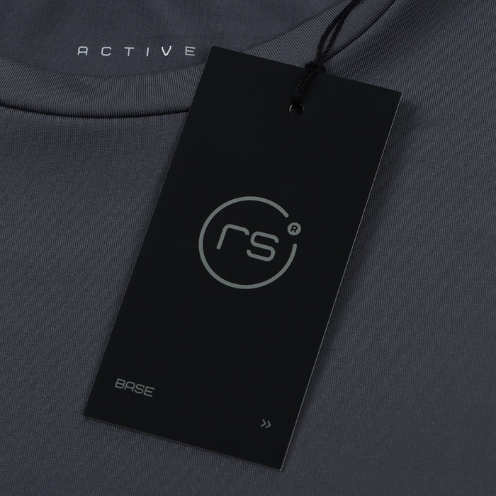 Рашгард мужской с дл. рукавом, базовый, размер M (48), цвет серый