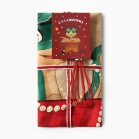 Набор подарочный Этель "Сюрприз": полотенце 40х70 см., венчик кух.