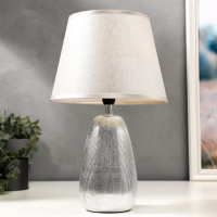 Настольная лампа 16418/1SL E14 40Вт серебро 22х22х36,5 см RISALUX Настольная лампа 16418/1SL E14 40Вт серебро 22х22х36,5 см RISALUX