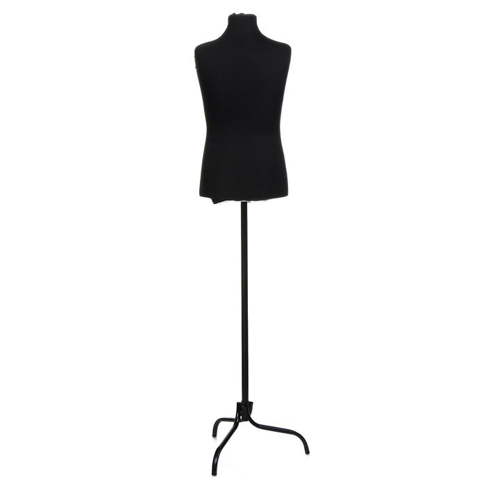 Манекен портновский на стойке &laquo;Детский&raquo; 76&times;68&times;78 см, длина 55, цвет чёрный