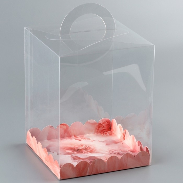 Коробка кондитерская, сундук, упаковка, «Нежные цветы», 14 х 14 х 18 см Коробка кондитерская, сундук, упаковка, «Нежные цветы», 14 х 14 х 18 см