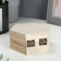 Шкатулка для росписи шестигранник 9х4,5х8 см Шкатулка для росписи шестигранник 9х4,5х8 см