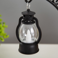 Ночник "Ночной фонарь" LED от батареек 3хAG10 черный 12х19х25 см Ночник "Ночной фонарь" LED от батареек 3хAG10 черный 12х19х25 см