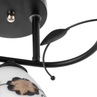 Люстра "Арья" 3хЕ27 40Вт черный 58х26 см