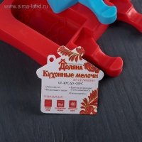 Форма для мороженого &laquo;Эскимо со сладостями&raquo;, силикон, 19,5&times;17,7 см, 3 ячейки (7&times;4,2 см), цвет МИКС