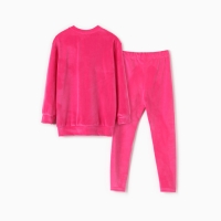 Костюм детский (свитшот, леггинсы) KAFTAN Plushy р.36 (134-140), фуксия Костюм детский (свитшот, леггинсы) KAFTAN Plushy р.36 (134-140), фуксия