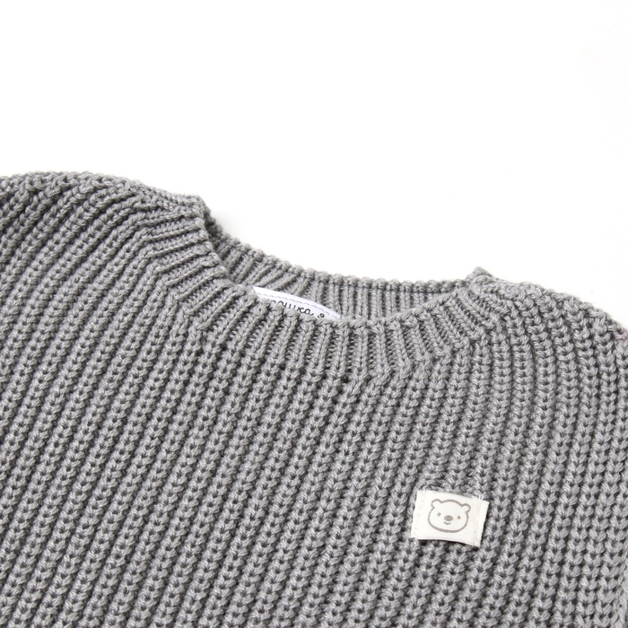 Жилет вязаный Крошка Я, рост 80-86 см, серый Жилет вязаный Крошка Я, рост 80-86 см, серый