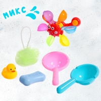 Набор игрушек для ванны «Водолей», 6 предметов, цвета МИКС Набор игрушек для ванны «Водолей», 6 предметов, цвета МИКС