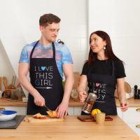 Фартук Этель I Love this girl 60х70 см, 100% хлопок, репс 210 г/м2 Фартук Этель I Love this girl 60х70 см, 100% хлопок, репс 210 г/м2