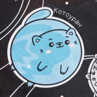Постельное бельё Этель 1,5 сп "Cats and space", 143х215 см, 150х214 см, 50х70 см -1 шт, 100% хлопок, бязь Постельное бельё Этель 1,5 сп "Cats and space", 143х215 см, 150х214 см, 50х70 см -1 шт, 100% хлопок, бязь