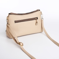 Сумка кросс-боди на молнии, цвет бежевый Сумка кросс-боди на молнии, цвет бежевый