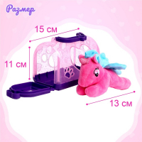 Игрушка &laquo;Единорог&raquo; в переноске, МИКС