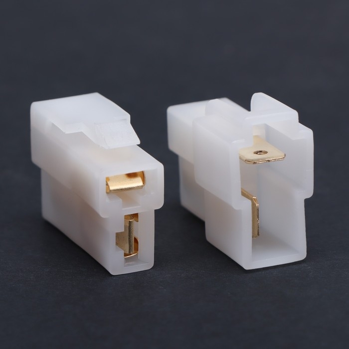 Разъем автомобильный, штекер-гнездо DJ7021-6.3-11/21, 2 контакта, набор 10 шт Разъем автомобильный, штекер-гнездо DJ7021-6.3-11/21, 2 контакта, набор 10 шт