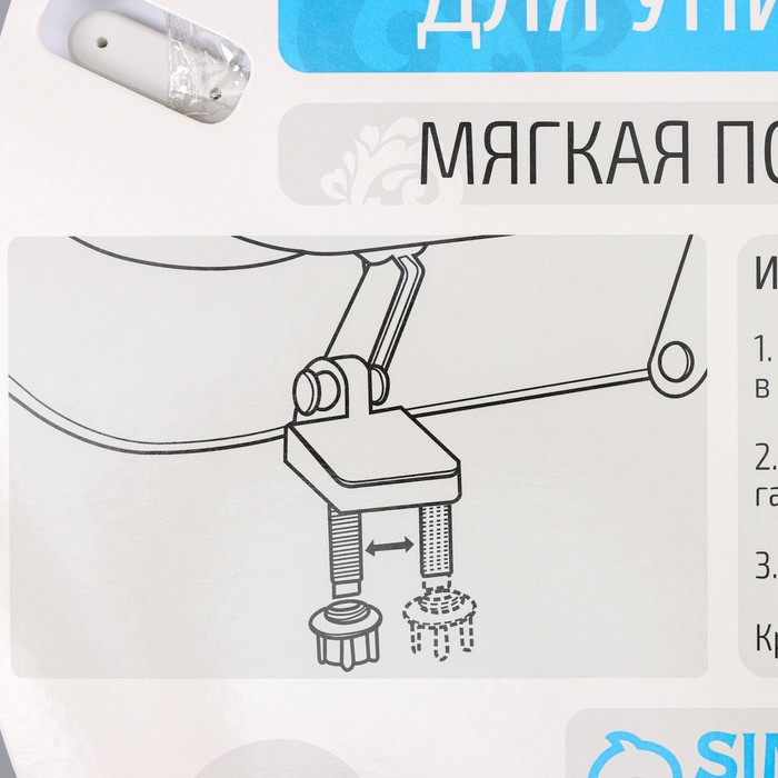 Сиденье для унитаза с крышкой Доляна &laquo;Камни дзен&raquo;, 40&times;37 см, мягкое