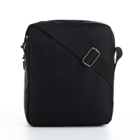 Сумка мужская на молниях, наружный карман, цвет чёрный Сумка мужская на молниях, наружный карман, цвет чёрный