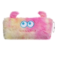 Пенал школьный меховой на молнии Calligrata "Монстрики", микс Пенал школьный меховой на молнии Calligrata "Монстрики", микс