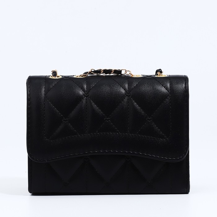 Сумка-мессенджер на магните, цвет чёрный