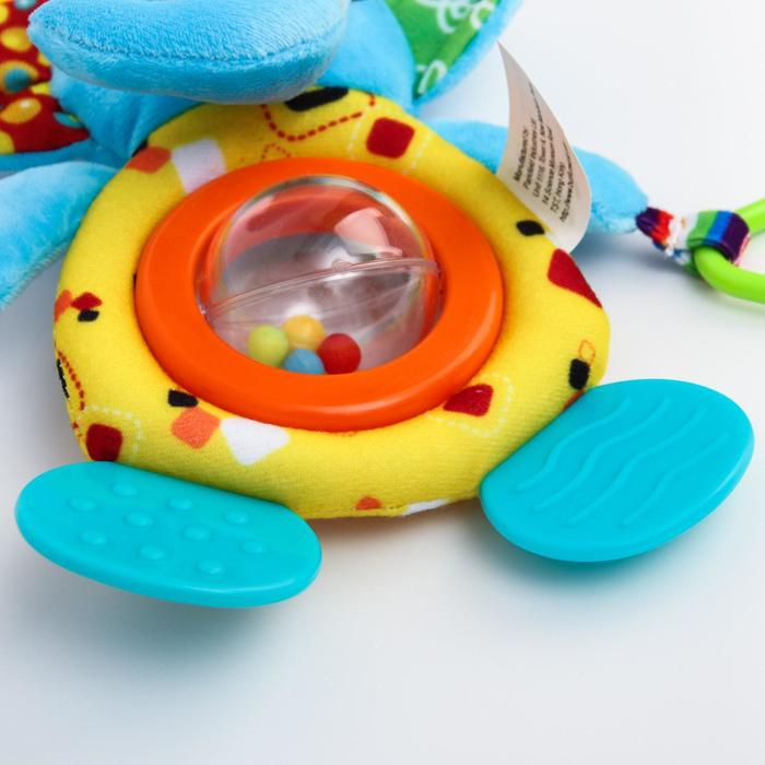 Подвеска - погремушка &laquo;Тигр&raquo;, с прорезывателем, на кроватку, коляску, Крошка Я