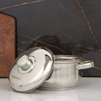 Кастрюля «Гретта», 1.8 л, d=16 см, капсульное дно, индукция Кастрюля «Гретта», 1.8 л, d=16 см, капсульное дно, индукция