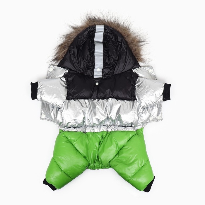 Комбинезон Комбинезон "Пушок", размер 16 (ДС 36 см, ОГ 46 см, ОШ 35 см), зелёный